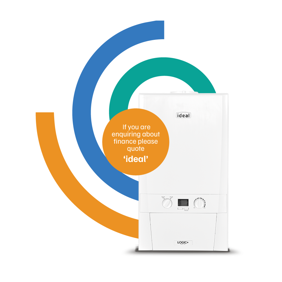 abstract-boiler-with-quote A picture of a boiler with a label that says 'if you are enquiring about finance please quote 'ideal'